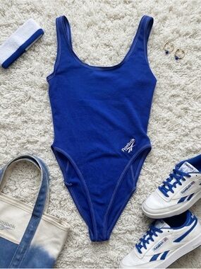 Reebok Royal Blue One-Piece Bodysuit